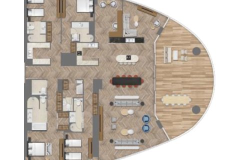 Apartemen di Business Bay, Dubai, UEA 2 kamar tidur, 188 m2 nomor 689919 - foto 12