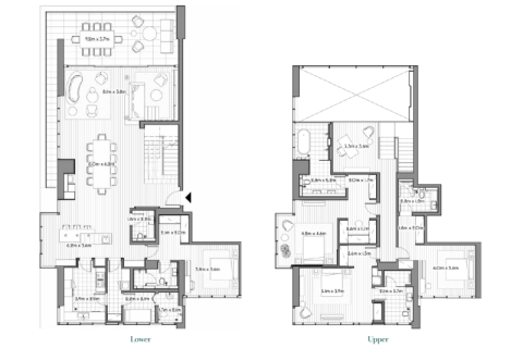 Maritime City, Dubai, संयुक्त अरब अमीरात में अपार्टमेंट, 1 कमरा, 127 वर्ग मीटर, संख्या 689757 - फ़ोटो 8