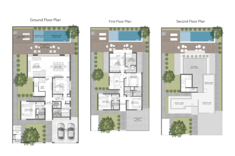 Jumeirah Park, Dubai, संयुक्त अरब अमीरात में विला, 5 बेडरूम, 559 वर्ग मीटर, संख्या 689753 - फ़ोटो 6