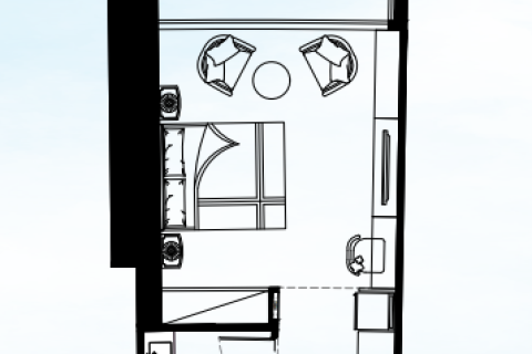 Lakás itt: Business Bay, Dubai, EAE, 1 szoba, 43 m², azonosító: 704531 - fénykép 13