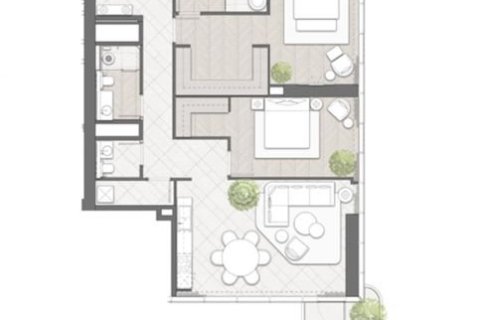 Lägenhet till försäljning i Dubai, UAE 1 sovrum, 86 kvm Nr. 704534 - fotografi 22