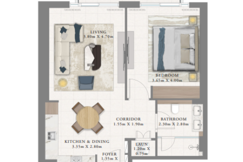 Lakás itt: Dubai Marina, EAE, 1 hálószoba, 73 m², azonosító: 704532 - fénykép 10