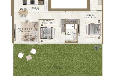 شقة للبيع في Al Warsan، دبي، الإمارات العربية المتحدة 2 غرفة نوم ، 172 متر مربع ، رقم 709136 - صورة 12