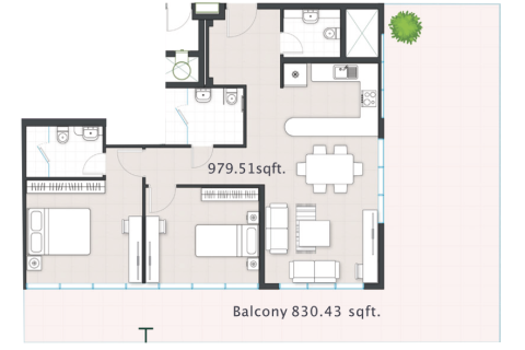 Dzīvoklis Al Reem Island, Abu Dhabijā, AAE 2 istabas, 168 m2 Nr. 717117 - attēls 4