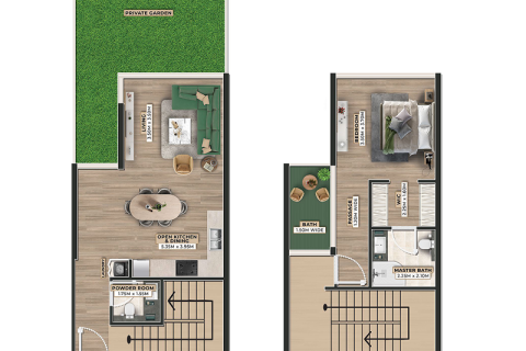 Apartmen di Dubai, UAE 1 bilik tidur, 79 meter persegi № 690299 - foto 7