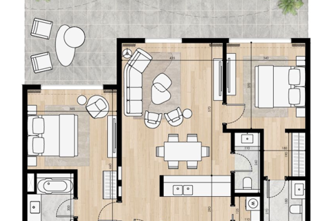 Appartement à vendre à  Al Marjan Island, Ras Al Khaimah, EAU 1 pièce, 39 m2 № 690301 - photo 9
