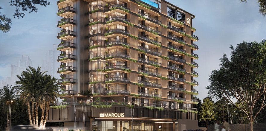 Apartmen di Dubai, UAE 1 bilik tidur, 41 meter persegi № 731663