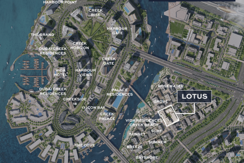 Apartment in LOTUS in Dubai Creek Harbour (The Lagoons), UAE 1 bedroom, 62 sq.m. № 704937 - photo 5