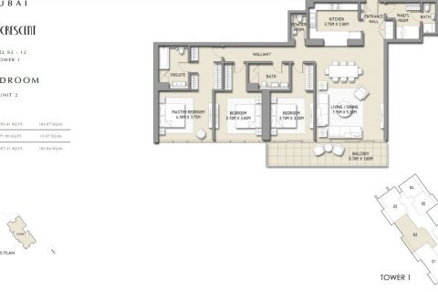 Apartment in BLVD CRESCENT in Downtown Dubai (Downtown Burj Dubai), UAE 1 bedroom, 88 sq.m. № 704936 - photo 7