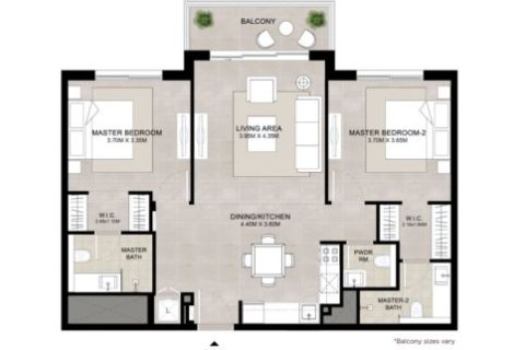 Apartamento para venda em Town Square, Dubai, EAU 2 quartos, 94 m2 № 728565 - foto 8