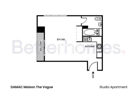 Byt v Business Bay, Dubai, SAE 48 m² Č.: 730522 - fotografie 27