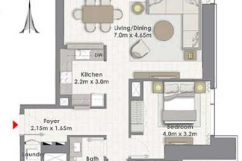 Apartment in CREEK RISE in Dubai Creek Harbour (The Lagoons), UAE 2 bedrooms, 115 sq.m. № 637367 - photo 3
