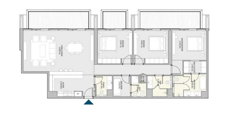 Apartamento em Saadiyat Island, Abu Dhabi, EAU 3 quartos, 170.19 m2 № 758079