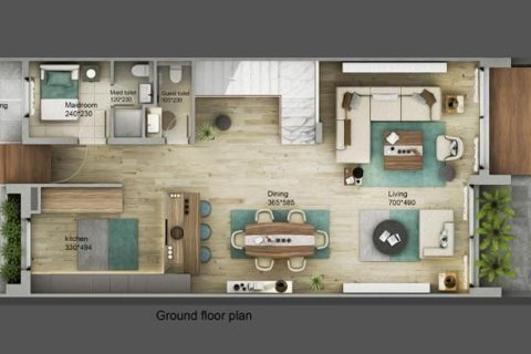 Villa til salgs i Jumeirah Park, Dubai, Emiratene 4 soverom, 187.7 kvm Nr. 658949 - Foto 9