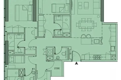 Leilighet til salgs i Dubai, Emiratene 3 soverom, 171 kvm Nr. 650533 - Foto 22