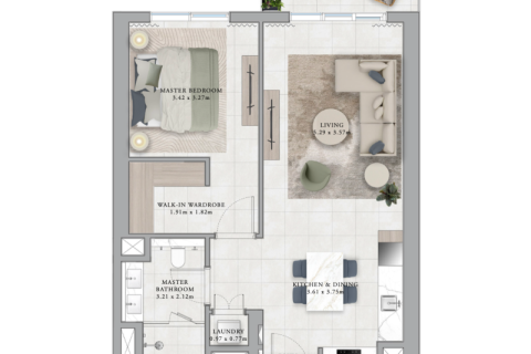 Apartamento para venda em Dubai Hills Estate, Dubai, EAU 1 quarto, 65 m2 № 689945 - foto 5