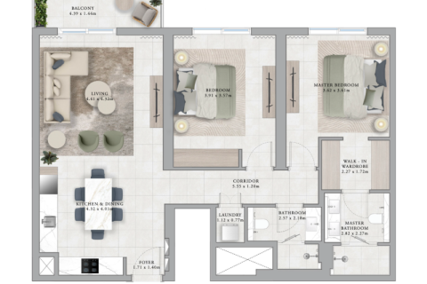 Apartamento para venda em Dubai Hills Estate, Dubai, EAU 1 quarto, 65 m2 № 689945 - foto 4