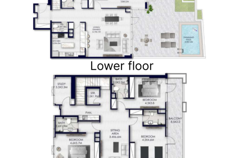 Apartment til salg i Yas Island, Abu Dhabi, UAE 1 værelse, 47 kvm № 689949 - foto 15