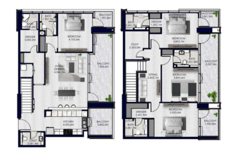 Apartment til salg i Yas Island, Abu Dhabi, UAE 1 værelse, 47 kvm № 689949 - foto 17