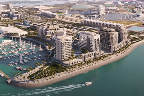 Apartment til salg i Yas Island, Abu Dhabi, UAE 1 værelse, 47 kvm № 689949 - foto 3