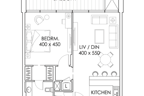 Apartament de vânzare în Yas Island, Abu Dhabi, EAU 1 cameră, 194 mp.  №689948 - poză 8