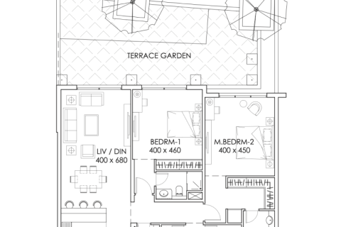 Apartament de vânzare în Yas Island, Abu Dhabi, EAU 1 cameră, 194 mp.  №689948 - poză 10