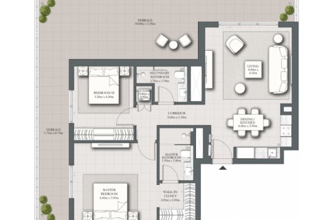 Business Bay, Dubai, UAE의 판매용 아파트 침실 52개, 93제곱미터 번호 689943 - 사진 7