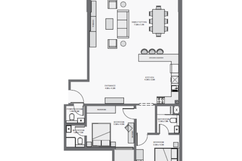 Appartement te koop in Downtown Jebel Ali, Dubai, VAE 1 kamer, 34 vr.m., nr 732623 - foto 5
