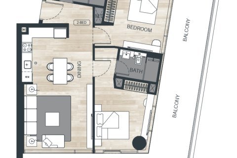 Dzīvoklis Binghatti Ghost Al Jaddaf, Dubaijā, AAE 1 istaba, 42 m2 Nr. 728606 - attēls 23