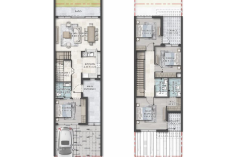 Dubai Land, Dubai, संयुक्त अरब अमीरात में विला, 4 बेडरूम, 206 वर्ग मीटर, संख्या 689745 - फ़ोटो 10