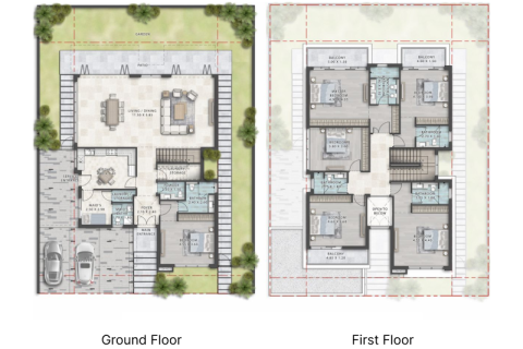 Dubai Land, Dubai, संयुक्त अरब अमीरात में विला, 4 बेडरूम, 206 वर्ग मीटर, संख्या 689745 - फ़ोटो 12