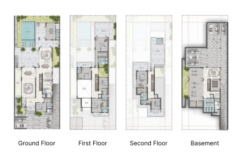 Dubai Land, Dubai, संयुक्त अरब अमीरात में विला, 4 बेडरूम, 206 वर्ग मीटर, संख्या 689745 - फ़ोटो 14