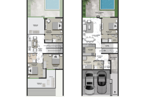 Mohammed Bin Rashid City, Dubai, संयुक्त अरब अमीरात में टाउनहाउस, 3 बेडरूम, 259 वर्ग मीटर, संख्या 689746 - फ़ोटो 4