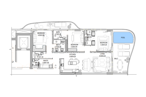 Apartamento para venda em Maritime City, Dubai, EAU 1 quarto, 58 m2 № 690292 - foto 8