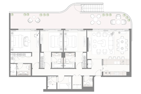 Dubai, संयुक्त अरब अमीरात में अपार्टमेंट, 1 बेडरूम, 85 वर्ग मीटर, संख्या 690294 - फ़ोटो 10