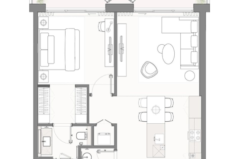 Dubai, संयुक्त अरब अमीरात में अपार्टमेंट, 1 बेडरूम, 85 वर्ग मीटर, संख्या 690294 - फ़ोटो 8