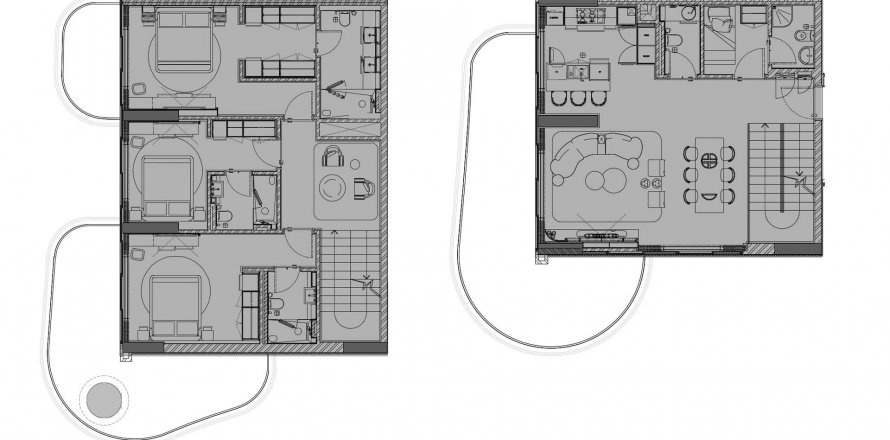 Apartment in Beach Walk Grand 2 in Dubai, UAE 3 bedrooms, 340.67 sq.m. № 637946