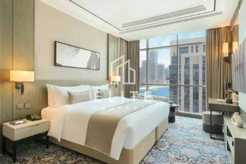 Зняти в оренду апартаменти в готелі в Дубай, ОАЕ 1 кімната, 76м2, № 659390 - фото 1