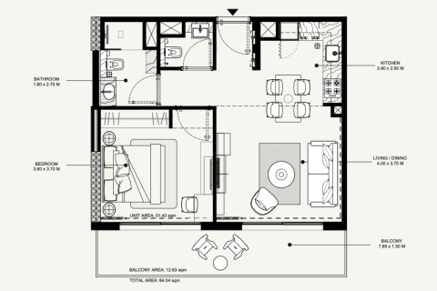 Apartman u gradu Dubai South (Dubai World Central), UAE 1 soba, 32 m2 Br. 732666 - Slika 7