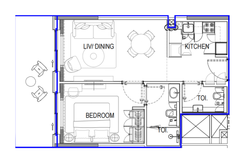 Lakás itt: Dubai South (Dubai World Central), EAE, 1 szoba, 36 m², azonosító: 732667 - fénykép 3