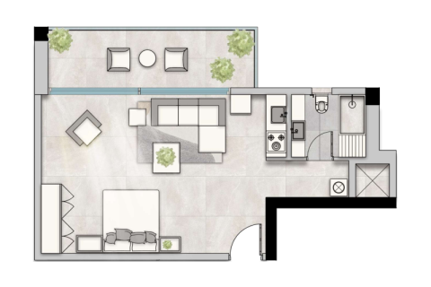 Apartamento en venta en Al Zorah, Ajman, EAU 1 habitación, 56 m2 № 690108 - foto 7