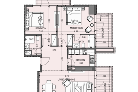 Appartement te koop in Jumeirah Village Circle, Dubai, VAE 1 kamer, 40 vr.m., nr 690104 - foto 5