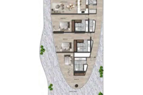 Al Marjan Island, Ras Al Khaimah, UAE의 판매용 아파트 48제곱미터 번호 690103 - 사진 10