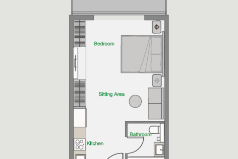 Apartman u gradu Arjan, Dubai, UAE 1 soba, 51 m2 Br. 732632 - Slika 6