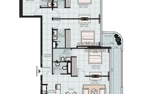 Al Furjan, Dubai, UAE의 판매용 아파트 침실 1개, 72제곱미터 번호 732633 - 사진 7