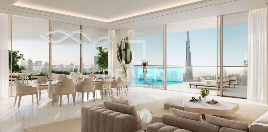 Huoneisto Downtown Dubai (Downtown Burj Dubai), Arabiemiraatit 1 makuuhuone, 88.54 m2 № 767473