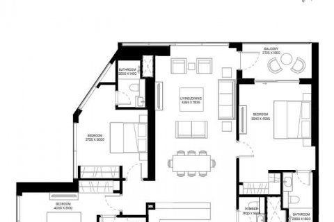 Apartment in WAVES OPULENCE in Mohammed Bin Rashid City, Dubai, UAE 3 bedrooms, 162 sq.m. № 637348 - photo 9