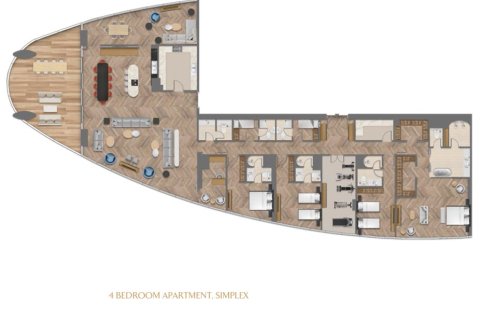 Apartment in JUMEIRAH LIVING BUSINESS BAY in Business Bay, Dubai, UAE 2 bedrooms, 190 sq.m. № 704900 - photo 10