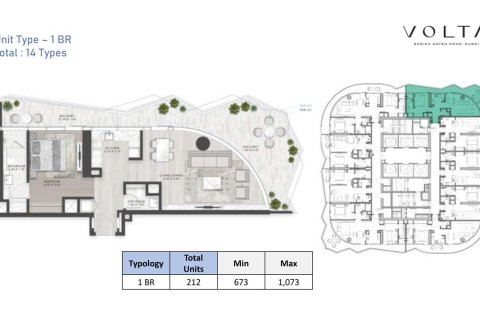 آپارتمان برای فروش در  Downtown Dubai (Downtown Burj Dubai)، Dubai، امارات متحده عربی  1 خوابه ، 63 متر مربع ، شماره 704899 - تصویر 6