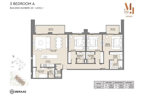 Apartment in JOMANA in Umm Suqeim, Dubai, UAE 1 bedroom, 74 sq.m. № 704901 - photo 11